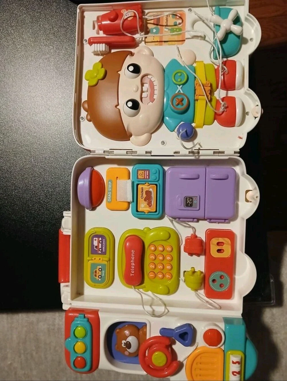 54-IN-1 Montessori  Toys For Toddler , Educational Sensory Board BILINGUAL LEARN